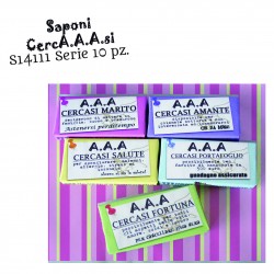 Serie 10 pz Saponi A.A.A. CERCASI