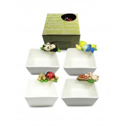 Serie 8 pz ciotole aperitivo 2 pz x tipo