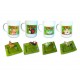 Serie 8 pz mug + piattino da te'