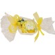 Ciotola Limone con pesce con un sacchetto da 3 pz sapone limone con cartoncino personalizzabile da 25 gr cad. conf. cellophane